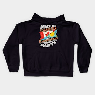 Made In Canada With Kazakhstani Parts - Gift for Kazakhstani From Kazakhstan Kids Hoodie